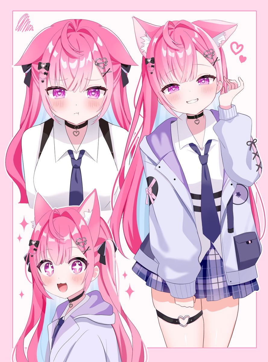 1016_ayan's tweet photo. 新衣装🎀🐾
 #さくなあーと https://t.co/UEvMYFQ1ad