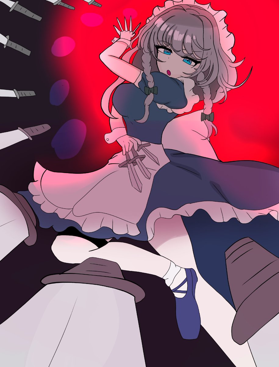 tanuu0404aja's tweet photo. 咲夜さんやっと完成しました 
#東方Project https://t.co/pXNUq9Mc7K