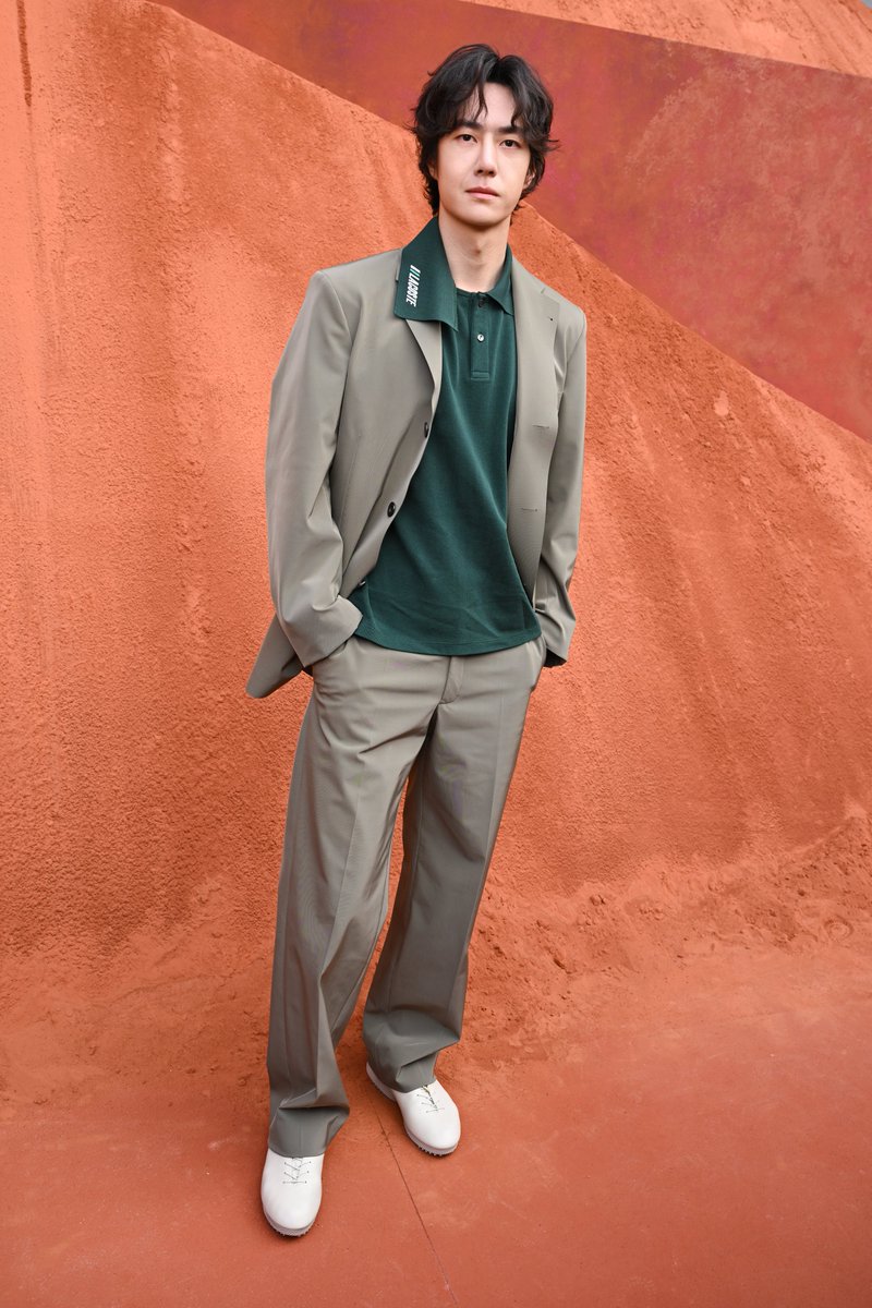 lessencestudios's tweet photo. Lacoste global brand ambassador Wang Yibo attends the Lacoste Spring/Summer 2027 show at Paris Fashion Week.

#LacosteSS27 #WangYibo https://t.co/3kvz5gj2Vx