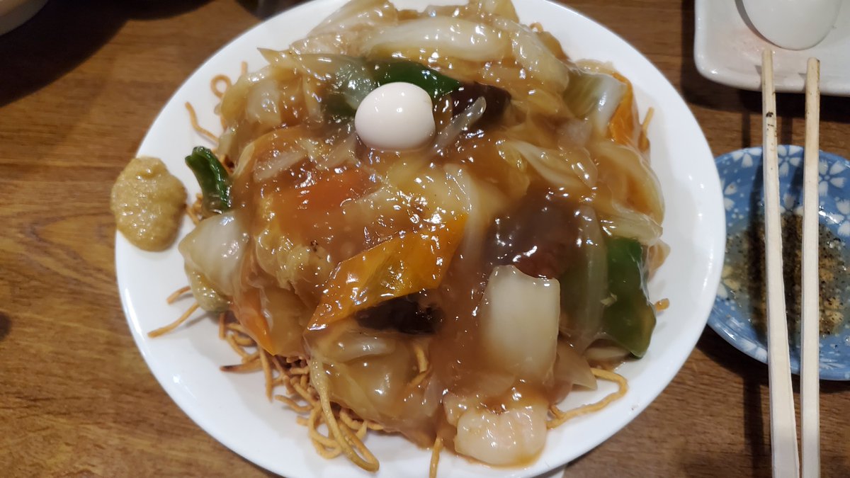 Infinity_diablo's tweet photo. 残った材料で追加注文🙏✨
カタやきそばと野菜スープ、皆でシェアして戴きます🍴😋🎶 https://t.co/zSztV0RT3h