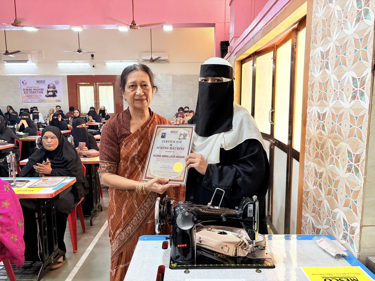 _mesco_trust's tweet photo. 💗 Empowerment means opportunity + well-being.

As part of #CharityFest2026 on 4th October, MESCO Trust distributed 56 sewing machines to support women’s livelihoods and organised a Women’s Health Awareness Session.

#MESCOTRUST #WomenEmpowerment https://t.co/n5J1P2kQ8a