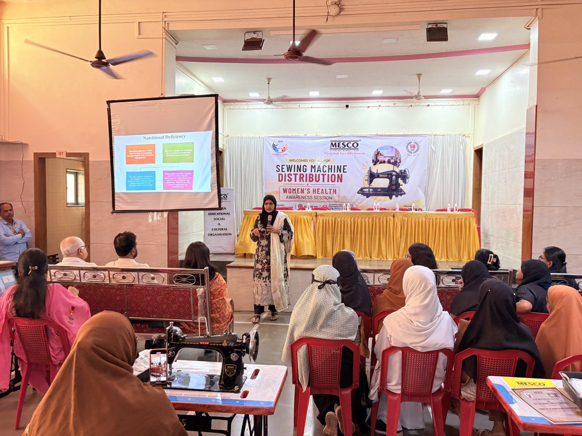 _mesco_trust's tweet photo. 💗 Empowerment means opportunity + well-being.

As part of #CharityFest2026 on 4th October, MESCO Trust distributed 56 sewing machines to support women’s livelihoods and organised a Women’s Health Awareness Session.

#MESCOTRUST #WomenEmpowerment https://t.co/n5J1P2kQ8a