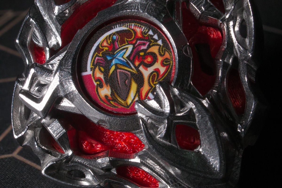 bulletsshooting's tweet photo. I have created my first printed Beyblade, designed to be my personal partner bey, ExpelExca 2-60Ignition ( I renamed it to Expel )

Tested it against WizardRod 9-60B, It hits hard very consistently and I love how it's win rate is not 100% and suffers from terrible stamina. https://t.co/ThDWgMZ2vr