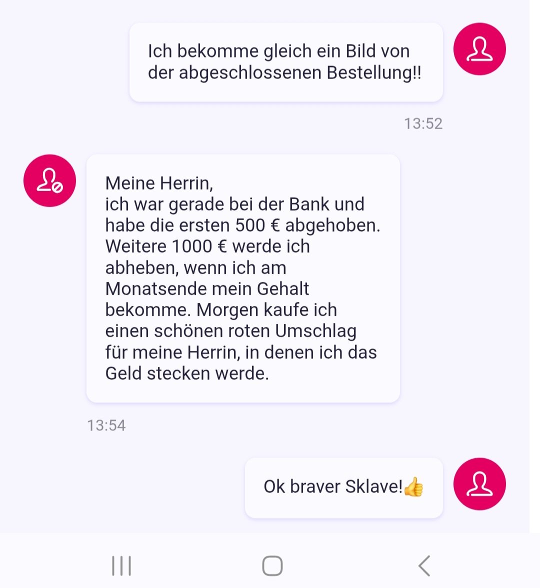 GoddessMayla96's tweet photo. Vorbildlich &amp; brav, lieben wir 🤗🤑💰🐽 #findom #paypig #Geldherrin https://t.co/5y5d9eh4cF