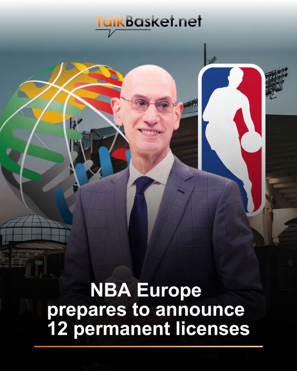 TalkBasket's tweet photo. The NBA and FIBA are approaching a significant milestone in the development of NBA Europe.

The announcement regarding the competition’s markets and permanent participants is expected soon.🫡

More here: https://t.co/GczngxFx8E https://t.co/QdWHLbuf7U