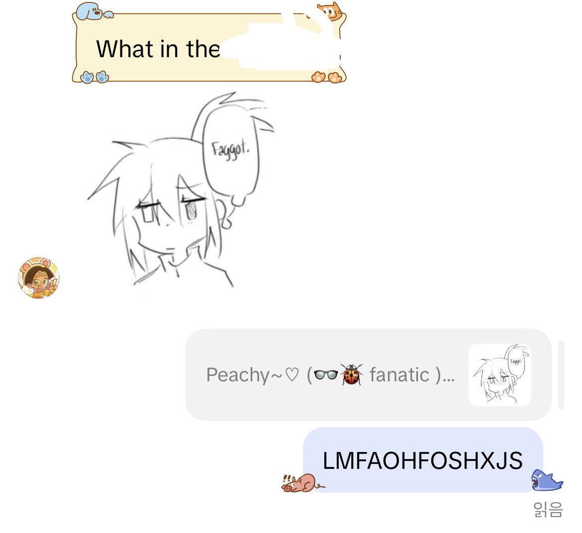 JauneKR's tweet photo. I completely forget that I draw things sometimes that my friend turns into stickers on TikTok LMFAO https://t.co/GPlhUeNkDJ