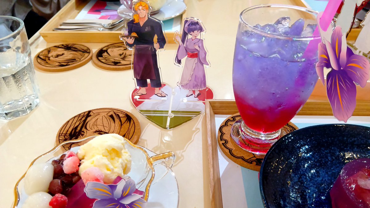 rykaxes's tweet photo. この度趣味の一次創作「アイリスの完全性定理」にて、コラボカフェ（風食事会）を開催させて頂きました！まずはとんでもなく楽しかったよという自慢まで…。お手伝いくださったタネノスさん、集まってくれたお友達たち！本当にありがとうございました✨️（丁寧なレポもそのうち描きます） https://t.co/3jNgVrkMR4