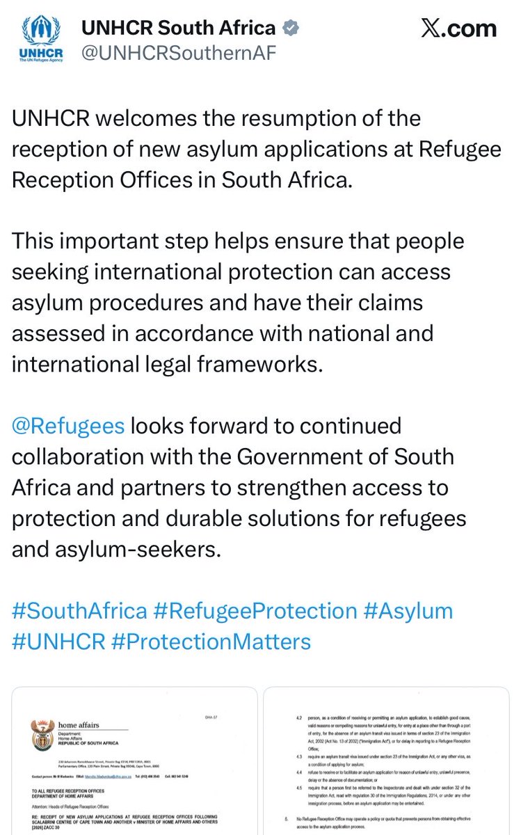 Knick_RSA's tweet photo. They’re selling our country to illegal Foreigners right under our Nose.

Mkhwanazi must be ready to Arrest these people.

There’s no war in the SADC region there’s absolutely no reason to have asylum seekers, this is criminal, a conspiracy to destabilise the State. https://t.co/3zn2L3VElB