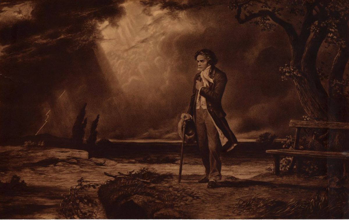 ortheion's tweet photo. “I have, indeed, often cursed my existence; Plutarch taught me resignation. If nothing else is possible, I will defy my fate, although there will be moments in my life when I shall be God’s most wretched creature.” 

 — Ludwig van Beethoven, letter to Dr. Franz Wegeler https://t.co/L9BFq6cBUV
