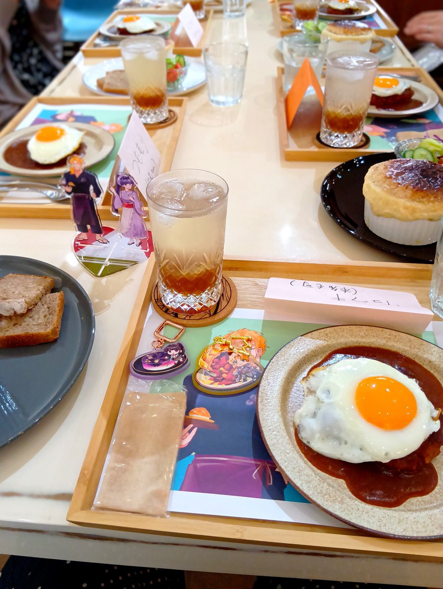 rykaxes's tweet photo. この度趣味の一次創作「アイリスの完全性定理」にて、コラボカフェ（風食事会）を開催させて頂きました！まずはとんでもなく楽しかったよという自慢まで…。お手伝いくださったタネノスさん、集まってくれたお友達たち！本当にありがとうございました✨️（丁寧なレポもそのうち描きます） https://t.co/3jNgVrkMR4