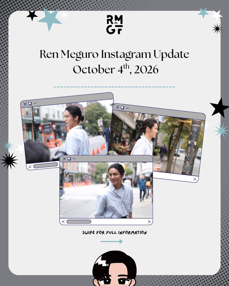 RENMEGUROGLOBAL's tweet photo. [261004] Ren Meguro Instagram Update

🖇️ Caption:
(Engtrans of the caption in the images)

#mizuho
#青い挑戦

#RenMeguro #目黒蓮 https://t.co/NubruqCSdz