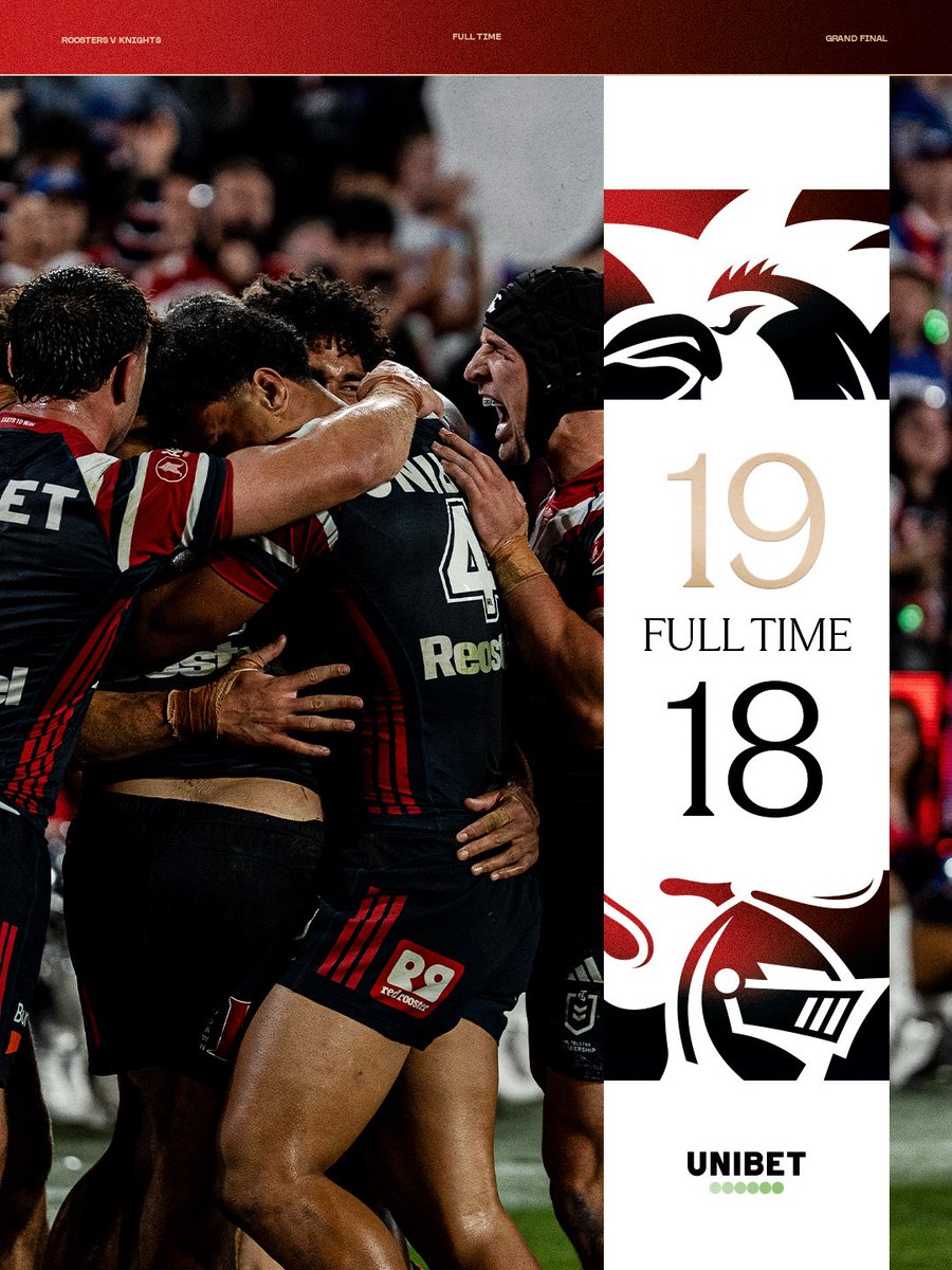 sydneyroosters's tweet photo. WE PLAY FOR PREMIERSHIPS 🐓🏆  

@UNIBETAustralia https://t.co/iuTQrNABKv