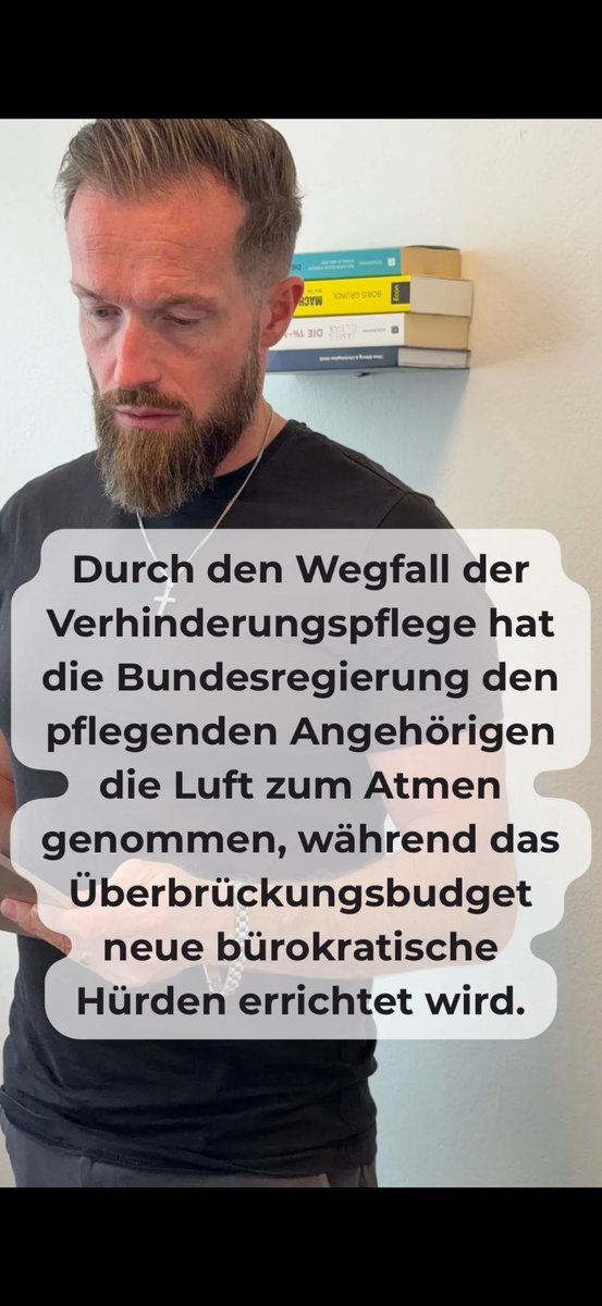 KomfortPflege's tweet photo. Pflegende Angehörige brauchen Entlastung – keine neuen bürokratischen Hürden.

Der geplante Wegfall der Verhinderungspflege trifft genau die Menschen, die ohnehin jeden Tag am Limit sind.

Pflegepolitik muss den Alltag der Betroffenen im Blick behalten. https://t.co/Wmu5gncezx