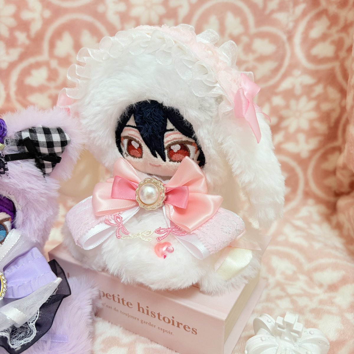 somnium_Made's tweet photo. ✦・┈┈┈┈┈┈┈┈┈┈┈┈┈┈┈・✦
 #いつぬいが見られるタグ

ふわもこパープル×黒ギンガムねこちゃん🐱💜
𝕒𝕟𝕕
もふもふホワイト×ピンク垂れ耳うさちゃん🐰🎀

✦・┈┈┈┈┈┈┈┈┈┈┈┈┈┈┈・✦ https://t.co/hkD1bfjxZ1