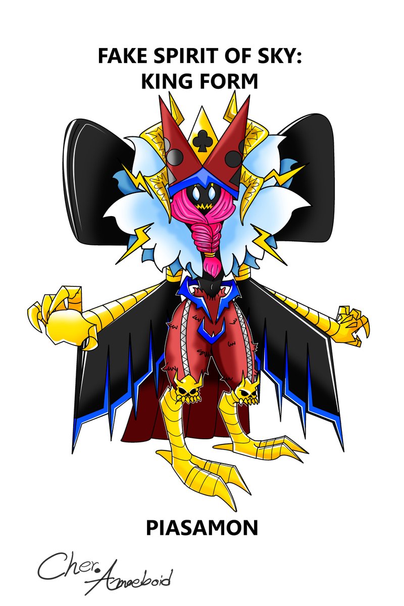 PRm4hWxdnCfBwft's tweet photo. Type: Sky
Baby I: Plumemon
Baby II: Tweetmon
Child: Otusmon
็ัHybrid: By F-Spirit of Sky
J form: Dokchikmon♣
Q form: Impundulumon
K form: Piasamon
#Digimon #DigimonTamer #originalchacter #characterdesign #Digifake #DigimonFan #AmoeboidServer #DigimonStory #Spirit https://t.co/F4ULxzfFf2