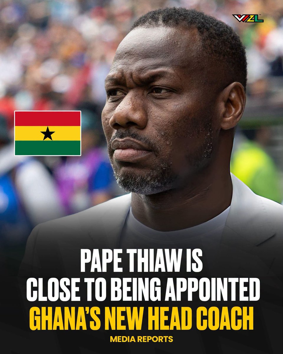 eddybavi's tweet photo. 🚨 Former Senegal coach Pape Thiaw is reportedly nearing a deal to become Ghana’s new head coach 🇬🇭👀 

How do you rate this appointment ❓️ https://t.co/C8BRH6QqzH