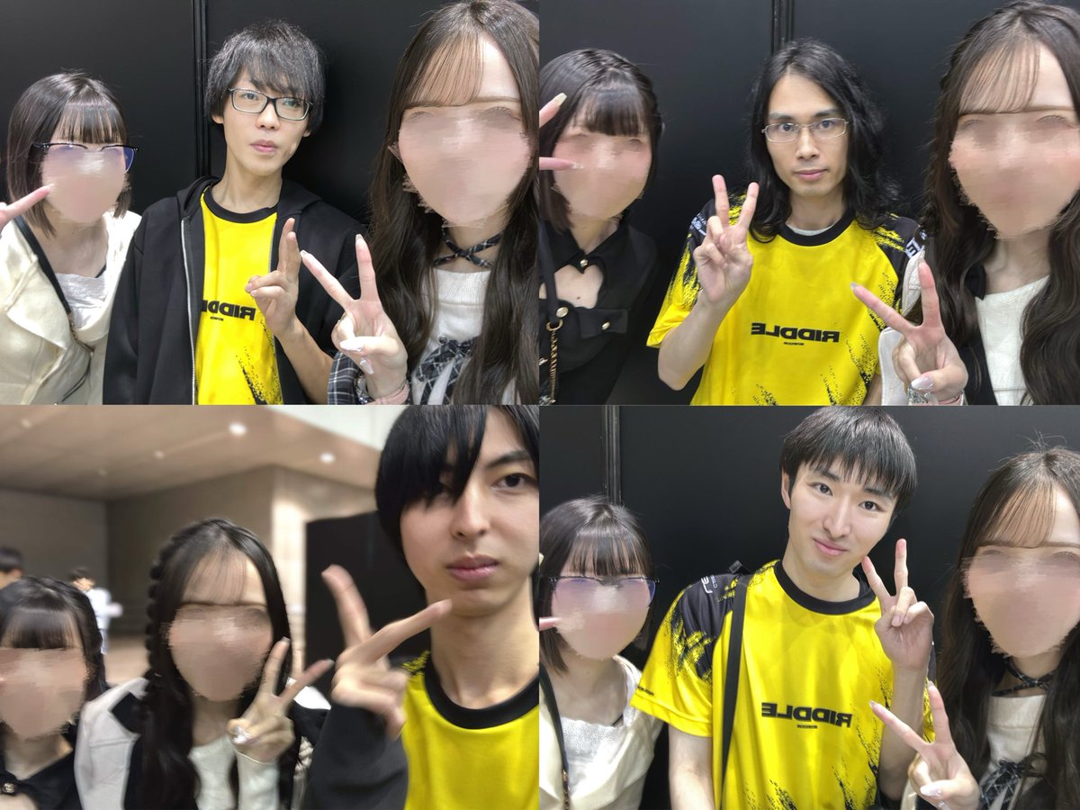 USAMIMIRUKY's tweet photo. 昨日の写真も含めてこれでRIDDLE全員揃った🥹🥹🙏🤍 https://t.co/jrUw3XtOJu