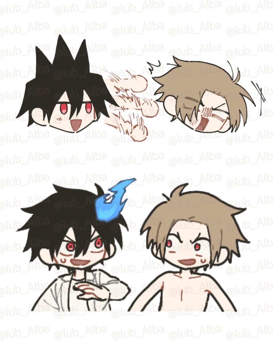Alblb_lba's tweet photo. お気に入りの表情だったのに反転ミスって悲しかったntくんと、楽しそうなrsalのおふたり https://t.co/jZzGhrWM4r