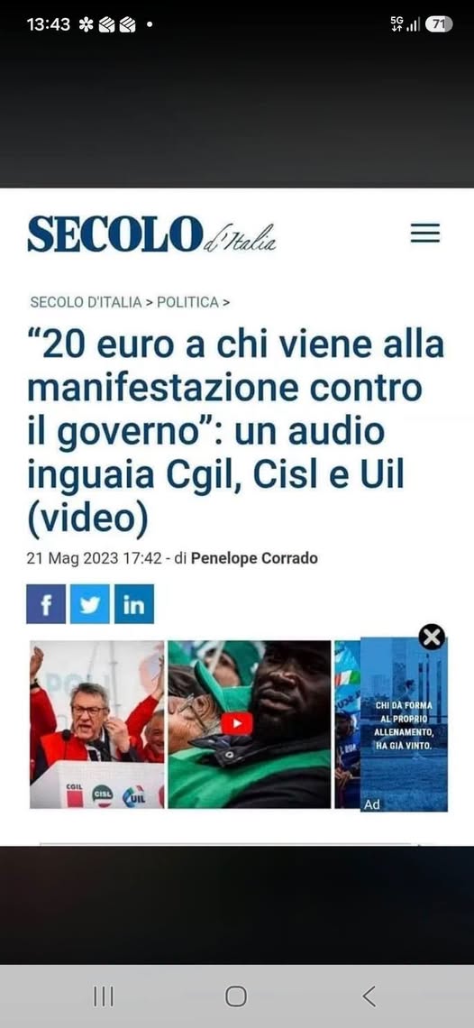 Newprompt's tweet photo. ecco chi sono i veri fascisti, la stessa cosa che hanno poi ripetuto a Taranto https://t.co/DMsPL7vQJt