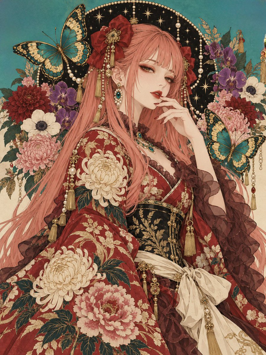 ruonrusi34502's tweet photo. 「紅をさす、夢を隠す」 https://t.co/Zgi1L9MOZf