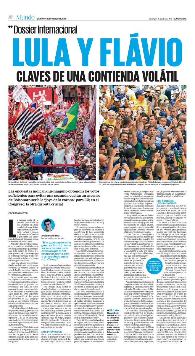 El_Universal_Mx's tweet photo. ¡Buenos días, lectores! Iniciamos la jornada informativa con la portada de EL UNIVERSAL y sus secciones este 4 de octubre.
https://t.co/Z1NMhjm7Ng https://t.co/idRydhNLHf