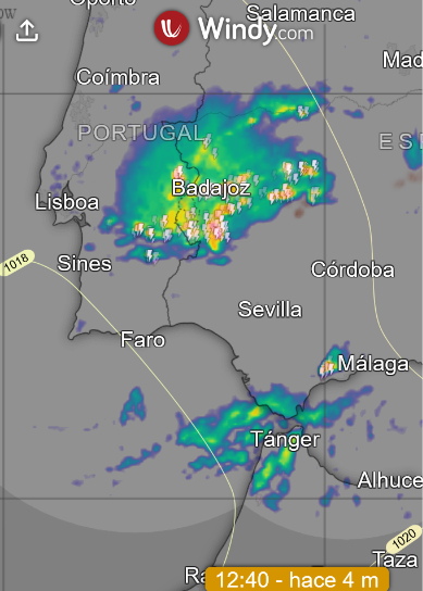 AlesandroSherry's tweet photo. Empieza la fiesta en el SUROESTE #España (#Iberia)
#Red de #Radares #Meteo UE (#Portugal/#España)
+
Capa de #Rayas (de #Satélite #Meteo) https://t.co/JF2F7WbONO