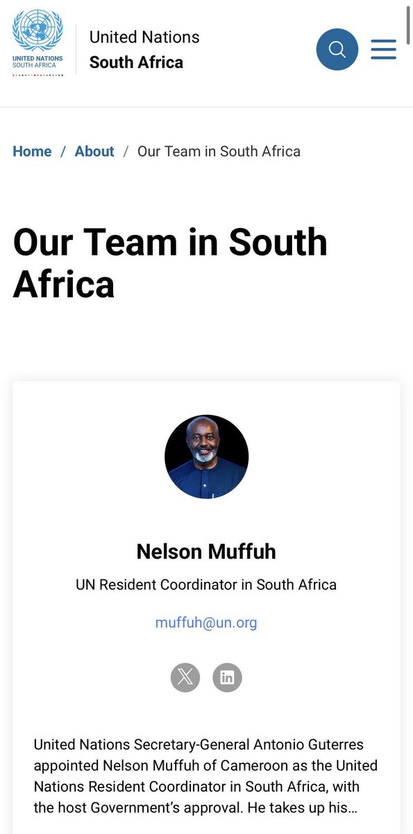 Knick_RSA's tweet photo. United Nations South Africa 🇿🇦 team is actually led by Foreigners.

People who are not from our country.

How can the ANC government explain this to us?

How is the interest of our nation placed in the hands of people who are not even from this country? https://t.co/rT3URw17Va