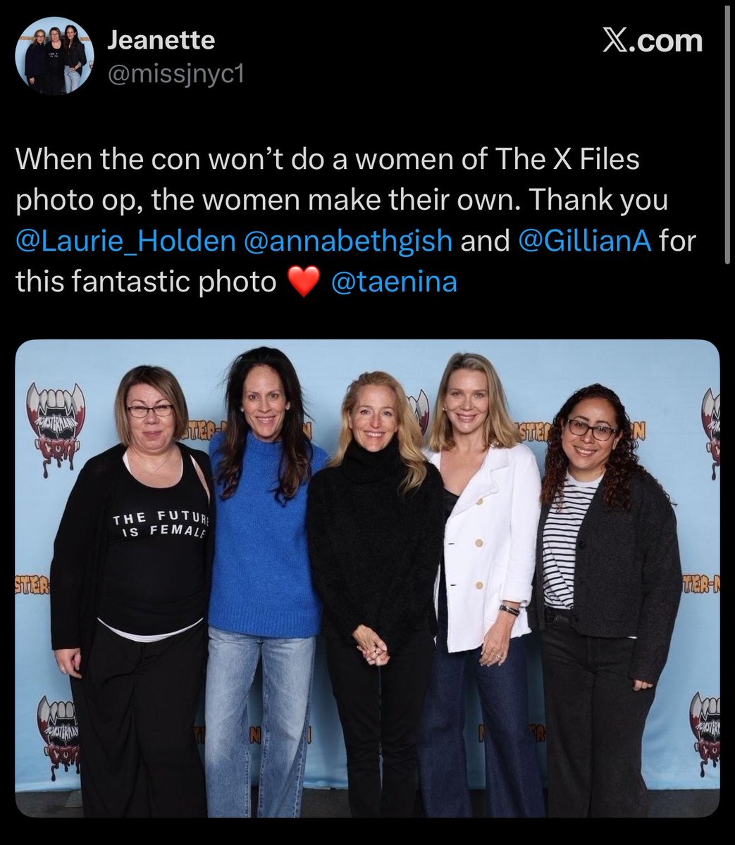 savandersons's tweet photo. the lady that was told off by gillian even edited gillian to smile wider in their photos. psychopathic behavior! im sick https://t.co/XuDsHbXZnX
