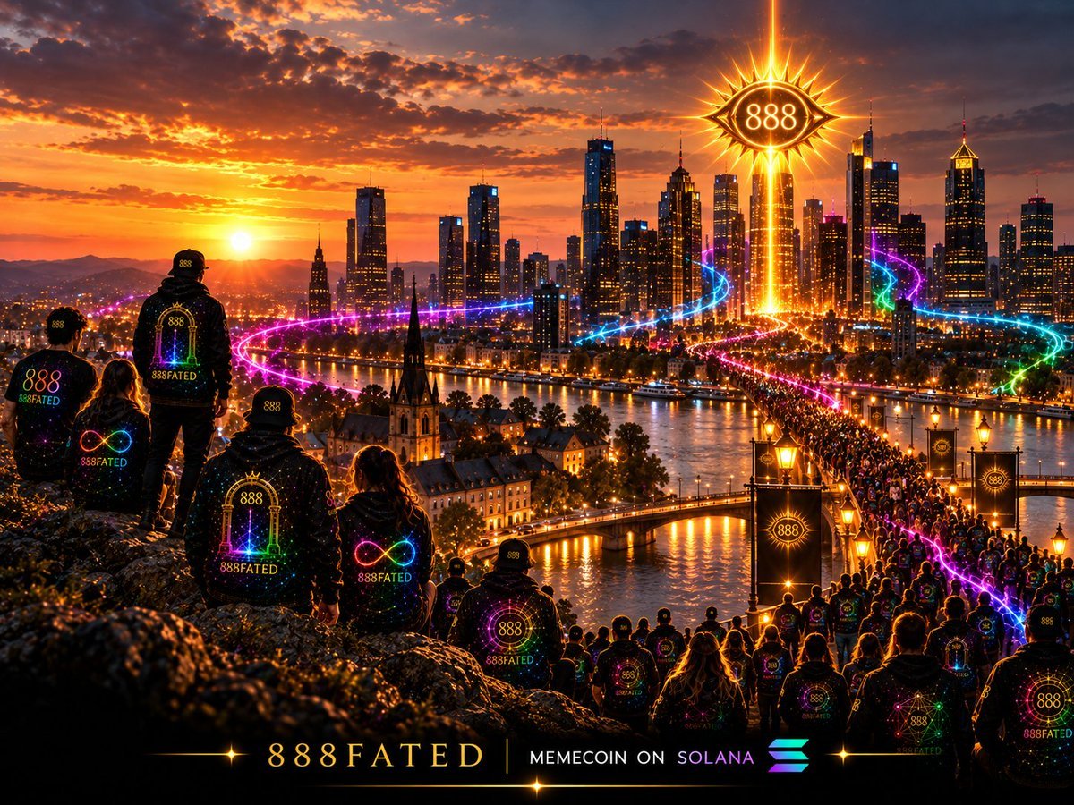888fated_coin's tweet photo. It rarely looks significant at the beginning.
A few notice.
A few stay.
A few become many.
Then one day, what was once obscure
is suddenly everywhere.
$888FATED ♾️✨️ https://t.co/WCNcmqZsps