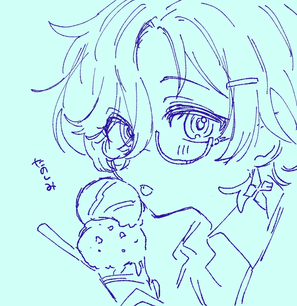 e481iri's tweet photo. BSに載せている落書きを再掲 https://t.co/mqwRDiF3Zr