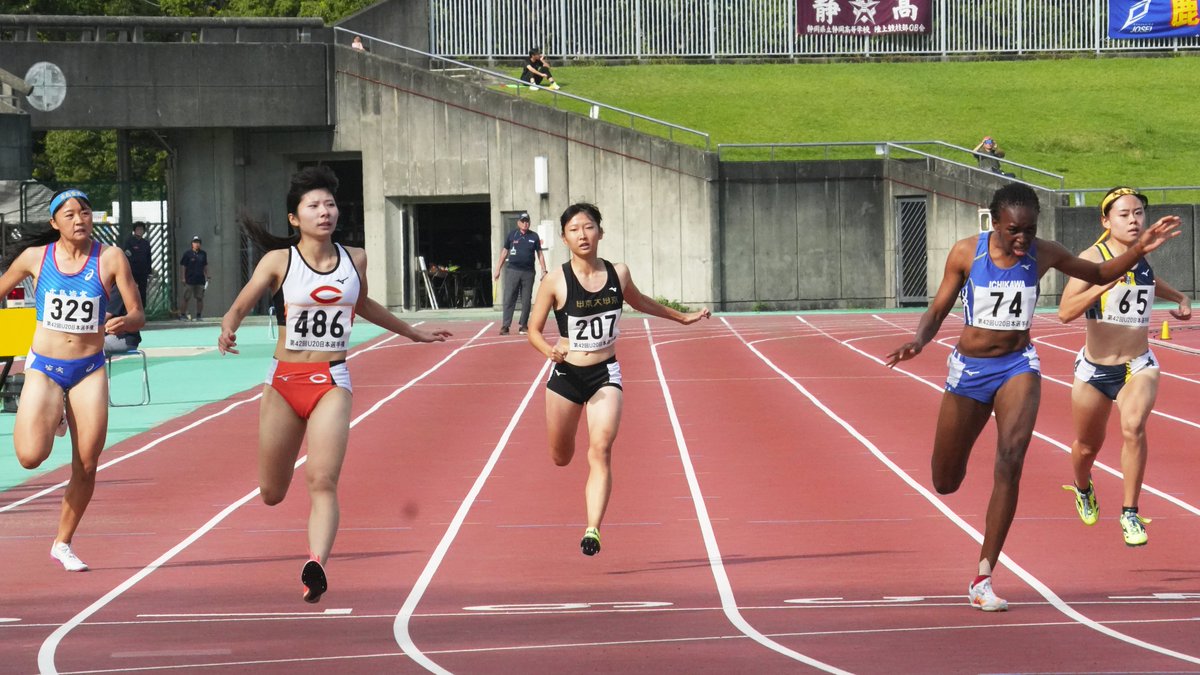jaaf_official's tweet photo. ＼ ✦#U20日本選手権✦／

◆女子200m 決勝（風：+4.9m/s）

1位🥇#秋澤理沙
（中央大・新潟）22秒96
2位🥈#バログンハル
（市川高・千葉）23秒16
3位🥉#遠山あん
（伊奈学園総合高・埼玉）23秒47

おめでとうございます🎉

📹2日目見逃し配信⇒https://t.co/DOM2NrBox5
✅大会ページ
https://t.co/lJhtcR50Xu
#JAAF #陸上