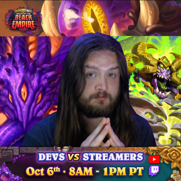 ClarkHELLSCREAM's tweet photo. The Streamers are TAKING DOWN THE DEVS!!!

Reign of the BLACK EMPIRE Theorycraft!
OCT. 6th @ 11am - 4pm / OCT. 7th @ 3pm-9pm (EST)

To celebrate, THIS POST HAS A MEGA BUNDLE GIVEAWAY!

To Enter:
✅ Follow @ClarkHELLSCREAM 
✅ Like + RT
(Optional: Comment your favorite Old God!) https://t.co/HYJjUPqfEr