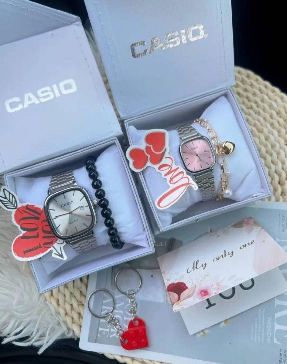 xxxirraaa's tweet photo. GEMESSS BANGET JAM TANGAN CASIO BUAT COUPLE GINI🫶🌷💗 https://t.co/STXXVoA7Et