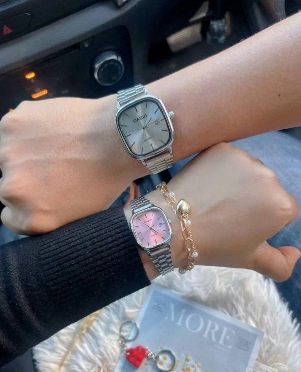 xxxirraaa's tweet photo. GEMESSS BANGET JAM TANGAN CASIO BUAT COUPLE GINI🫶🌷💗 https://t.co/STXXVoA7Et