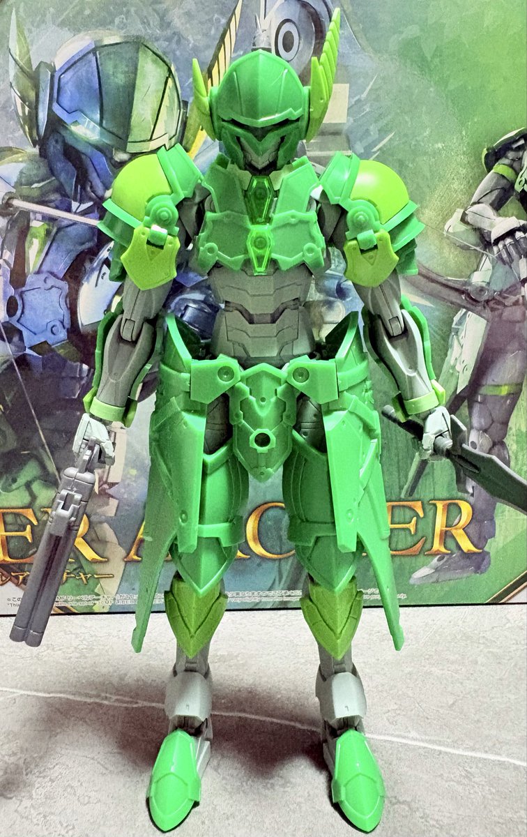 suima_P13's tweet photo. この土日に何気なくプラモデル購入して作ったわ(笑)
作ったの久しぶりだったけど、やっぱパズル🧩とかみたいに、黙々とやる作業結構好きだわw

とりま、改造込みで素体をニコイチで購入したりして、いい感じになりました！

 #30MF 
 #リーベルアーチャー 

← 左が棒立ち              右が構え立ち→ https://t.co/wRbreBaVPW