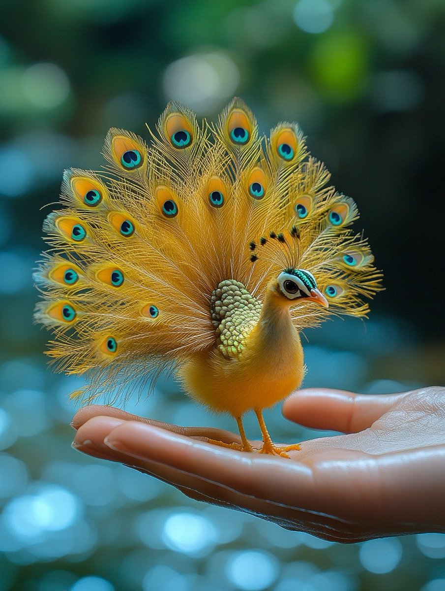 ThomasThomrkn9's tweet photo. Wow, the beautiful peacock with its stunning feather mane looks so solemn in this quiet garden!， https://t.co/QYt0U6XmsA