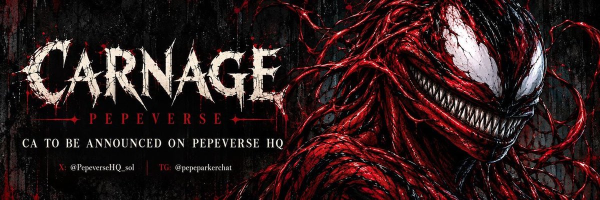 PEPEVERSEHQ_Sol's tweet photo. $CARNAGE update.

Validated on RugCheck.
White paper live: https://t.co/d6UXIr39jJ
Token info live on DexScreener and GeckoTerminal.
CoinGecko application submitted.

29.9% of supply burned by the dev. Dev LP locked until October 2027.

CA: AVKpeeWaCku3Mni5THbY4bkBnMrPzAEnnQKtP3wPpump