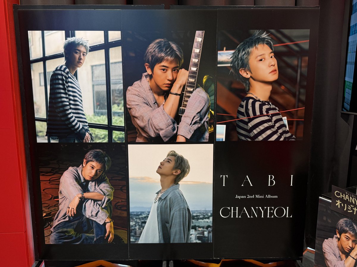 TOWER_Shibuya's tweet photo. 【#タワ渋kpop】 #EXO

#CHANYEOL Japan 2nd Mini Album 『旅』
5Fにて販売中🍒

♪🎸ラキドロイベント開催中🎸♪
🔗https://t.co/VzdnEaacvM

🪩タワレコ特典🪩
・シリアルコード付きオフライン特典会応募券
🔗https://t.co/KqKzsX3ldR
・オリジナルフォトカード
🔗https://t.co/WL1XJDId0i

渋谷店限定パネル展は展開横で掲出中です📸

EXO-Lの皆さま
ぜひ渋谷店にお立ち寄りください✨

@EXO_NEWS_JP
 @weareoneEXO