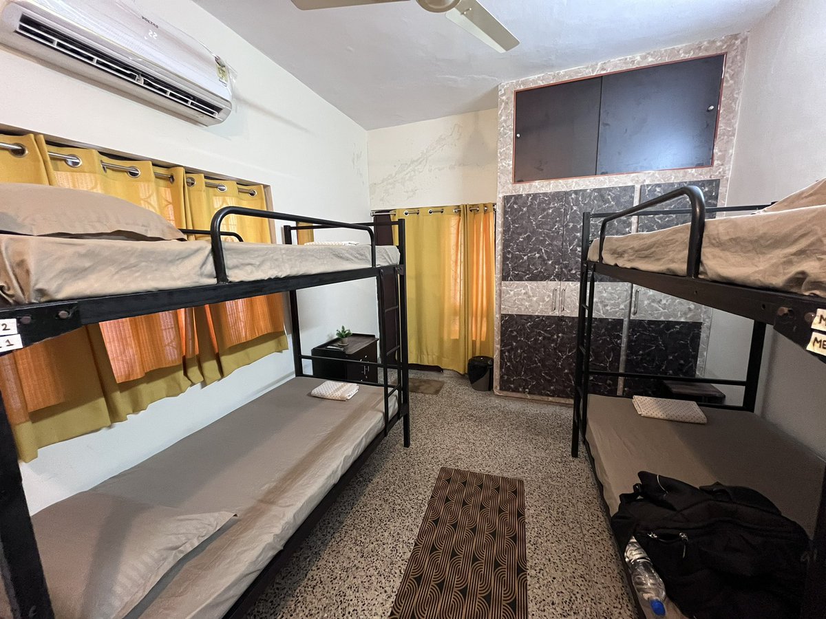 aslthink's tweet photo. Took refuge at the Deodar Commune hostel - a new setup by the travel writer Deeksha Sharma. It is a very pretty place - small, cozy, two dorms, chilled ACs, calm, serene, five minutes from the beach. It is built in the idea of the Himachal backpackers hostels. Fully recommend. https://t.co/t88iAhErgu