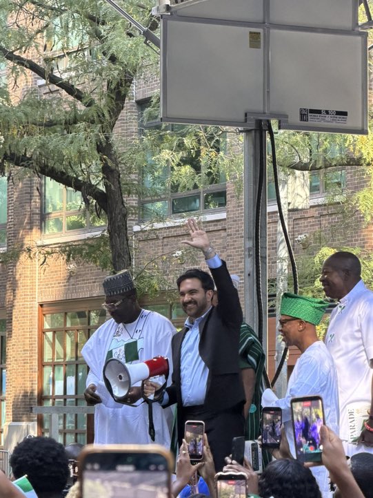 instablog9ja's tweet photo. New York City Mayor, Zohran Mandani  turns up at the Nigerian Independence Day Parade NYC https://t.co/8f3hG5pkVk