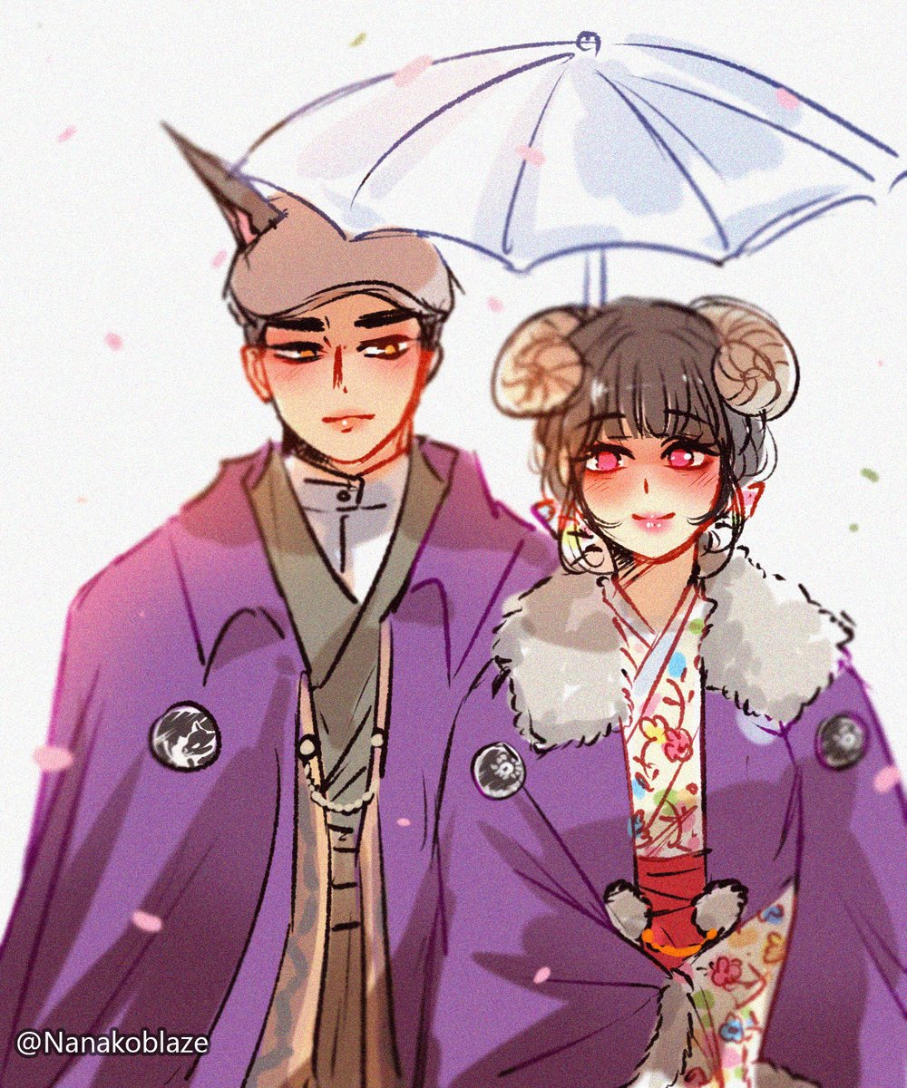 Nanakoblaze's tweet photo. a date in a hundred year ... 🐕🐑 https://t.co/eHYcSrZDa6