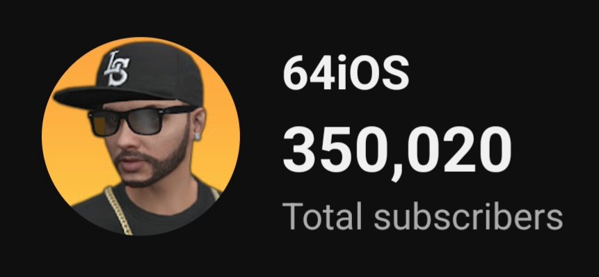 64iOS's tweet photo. 350K subs, nice https://t.co/t0OWdETZQR