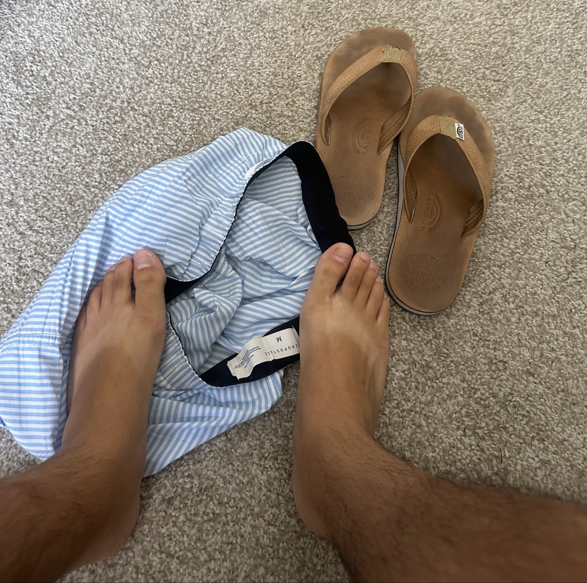 SoCalGuy365's tweet photo. Just uploaded my first Boxers, Feet, Soles &amp; Flops Collection! The collection features my boxers on and pulled down around my feet, soles and flops. 
Check it out here: https://t.co/5QHMq6tpoS
#boxers #malefeet #feet #feetfetısh #feetworshi̇p #rainbowsandals #toes https://t.co/4JDuLq1fV6