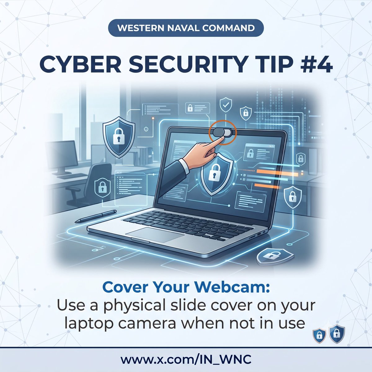 IN_WNC's tweet photo. #CyberSafe #NCSAM26

@indiannavy
@IndiannavyMedia
@DefPROMumbai https://t.co/atuWaEN9xm