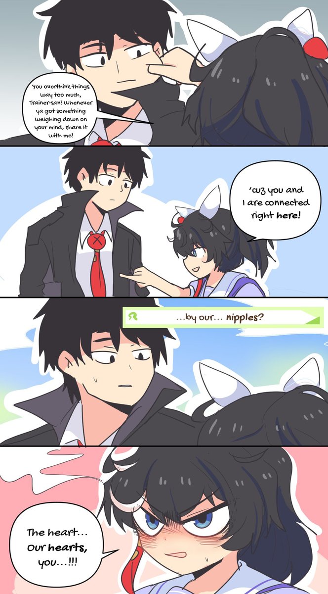 RagingAsn_'s tweet photo. EN Translation by @RagingAsn_
Artist Comment: That's not what I'm talking about

영어 번역입니다!
다음에 또 봐요!
#UmaTranslations https://t.co/z9cePLnCFY
