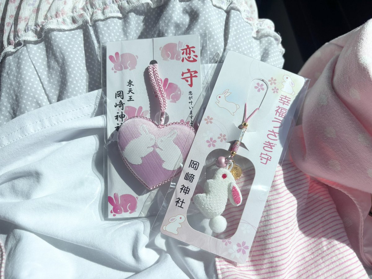 pigkumma's tweet photo. 📍교토 오카자키 신사

토끼 오마모리 완전 귀여움 , , 🐇💕 https://t.co/VoWx2eAKF2