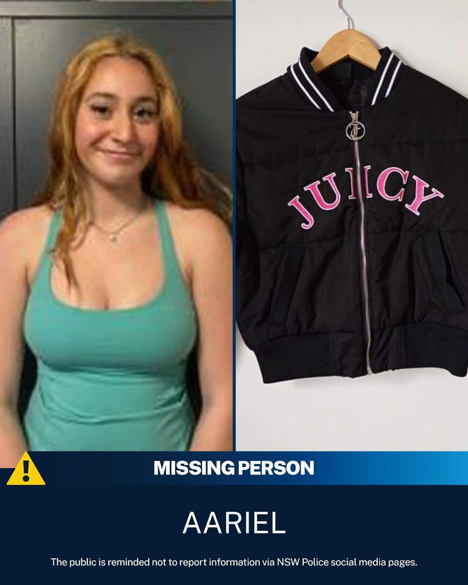 nswpolice's tweet photo. Can you help us find Aariel?

MORE INFORMATION ➡️ https://t.co/XO3KugZo4e https://t.co/I2FerstmRr