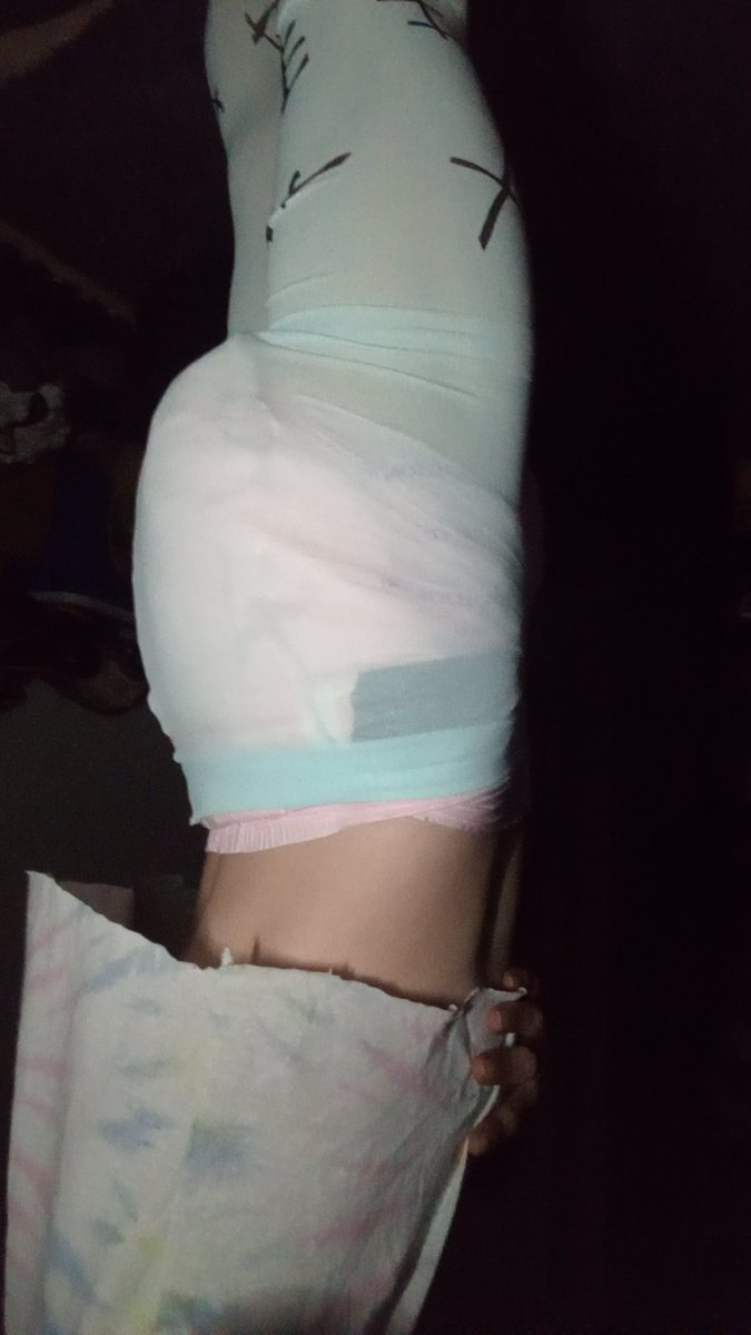Padded_Kitsune's tweet photo. These are the Sally tights from nightmare before Christmas that I got from the dollarstore, look how cute they are. Also does the diaper make my butt look big? https://t.co/VNhIQM9ogB