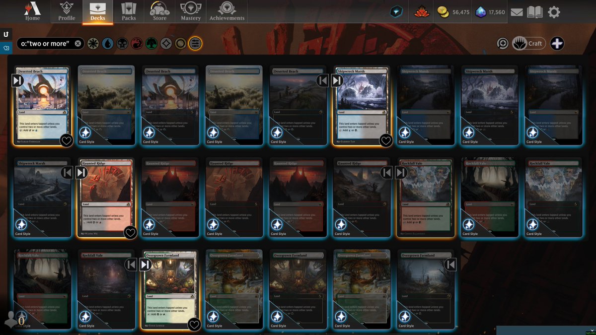 TheRealPhonyOne's tweet photo. @MTG_Arena There seems to be a mistake with the Portal lands alt arts in Fractured Reality. You duplicated the art from Innistrad instead of adding the new art. https://t.co/da94KMPgxX