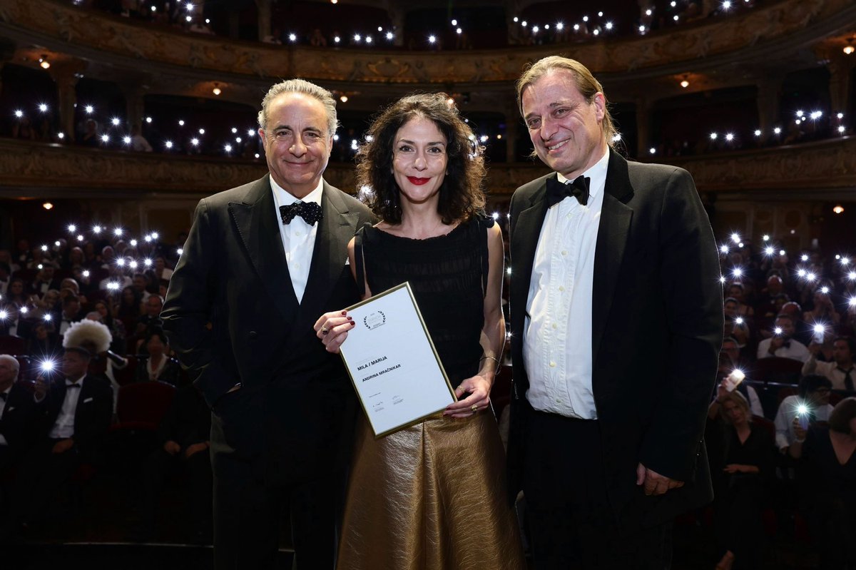 Rcoolmovies's tweet photo. Winning the Zurich Film Festival’s
Audience Award
Mila/Marija (film) directed by Andrina Mračnikar
@zurichfilmfest #ZFF2026
#ZurichFilms #ZurichFilmFestival
#AudienceAward
Mila #Marija #AndrinaMračnikar https://t.co/CCS1fpVLPk